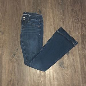 🔵 3/$23 American Eagle Super Stretch Boot Cut Jeans